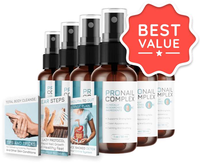 ProNail Complex 6-bottle package with 3 free bonus guides